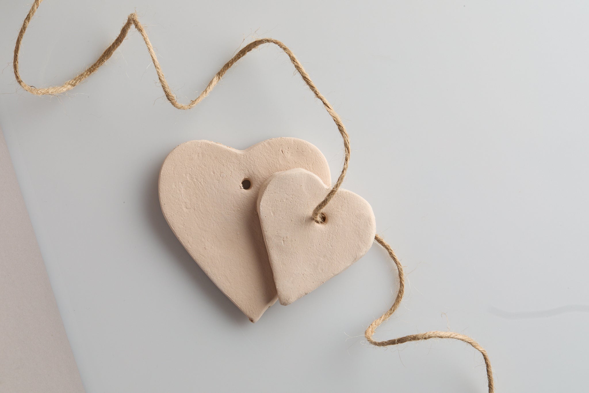 Weihnachtsdekoration - Farbe: rohes Steinzeug