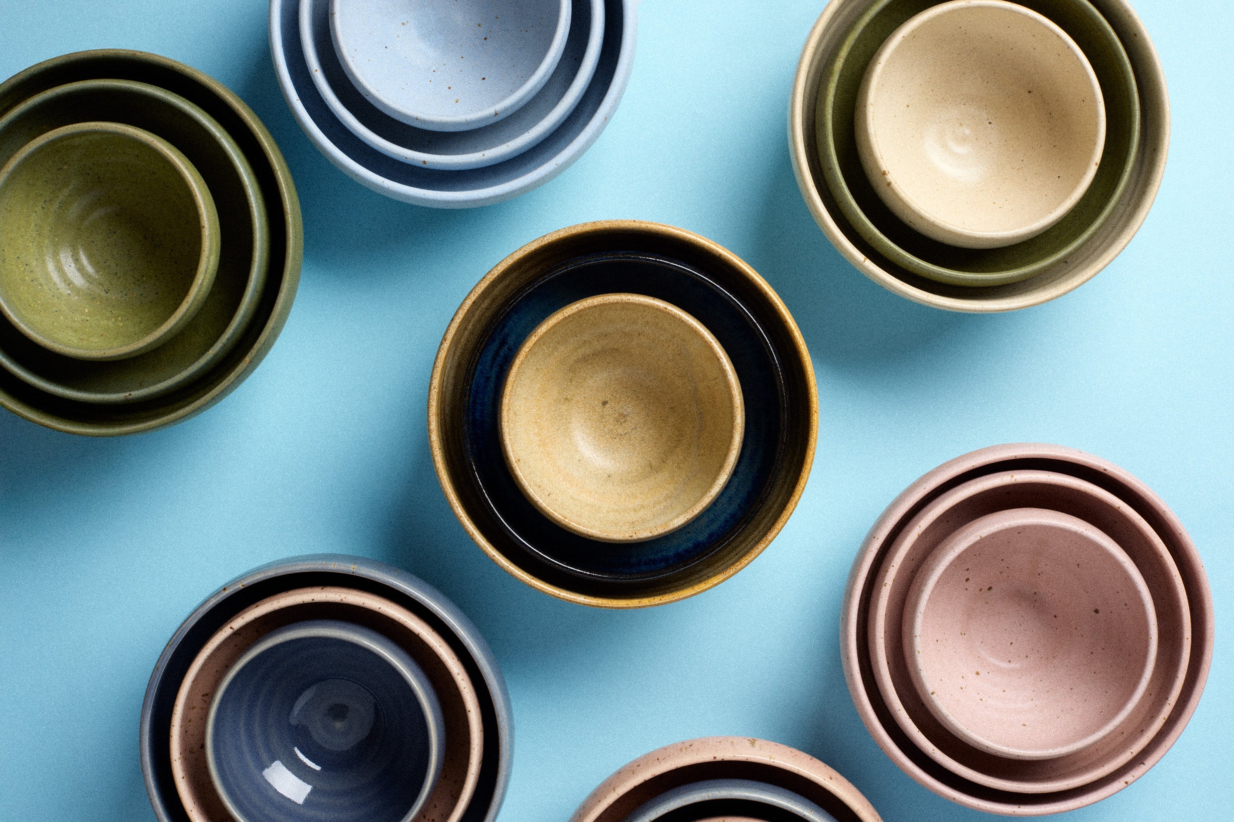 Snackskål Str. 3-Farve: Muteret grøn