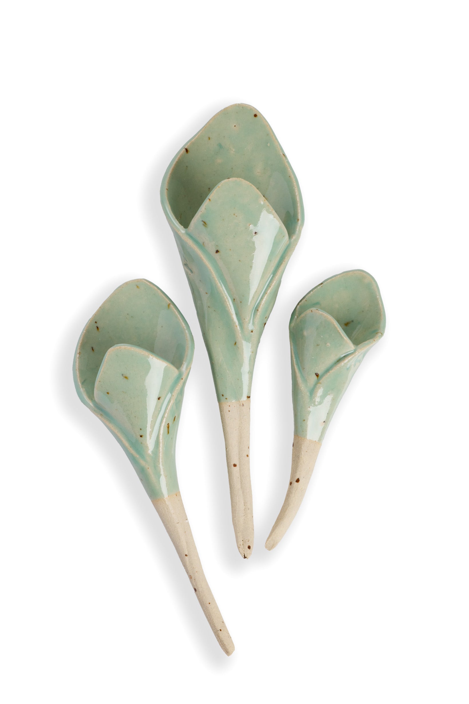 Tulipan deko vase sæt - Farve: Mint