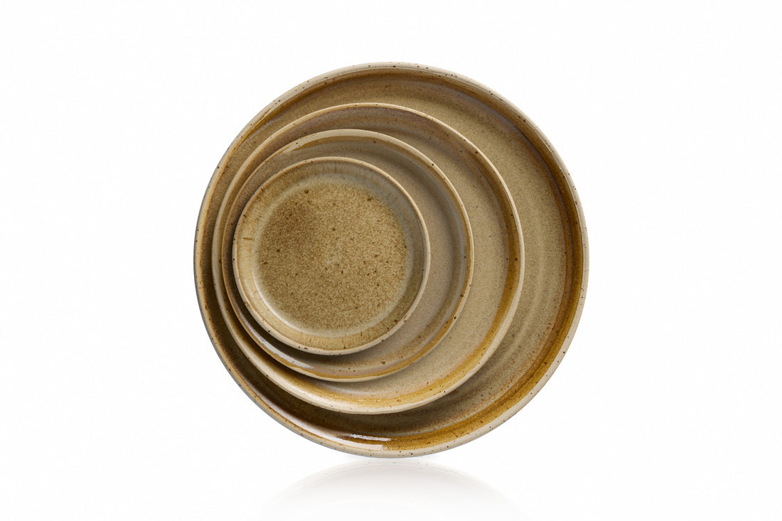 Brunch Tallerken - Farve: Guldkaramel