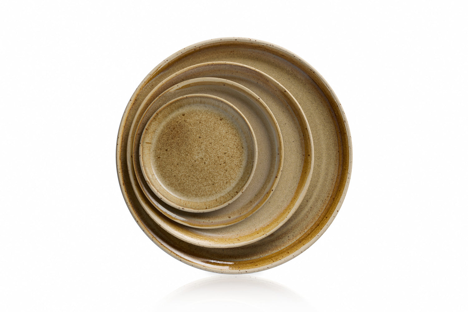 Brunch Tallerken - Farve: Guldkaramel