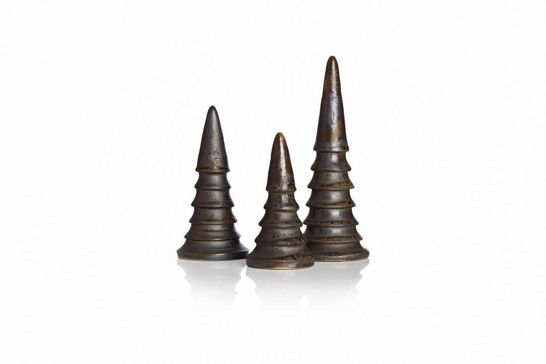Weihnachtsbaum - 3er-Set - Farbe: Goldmetallic